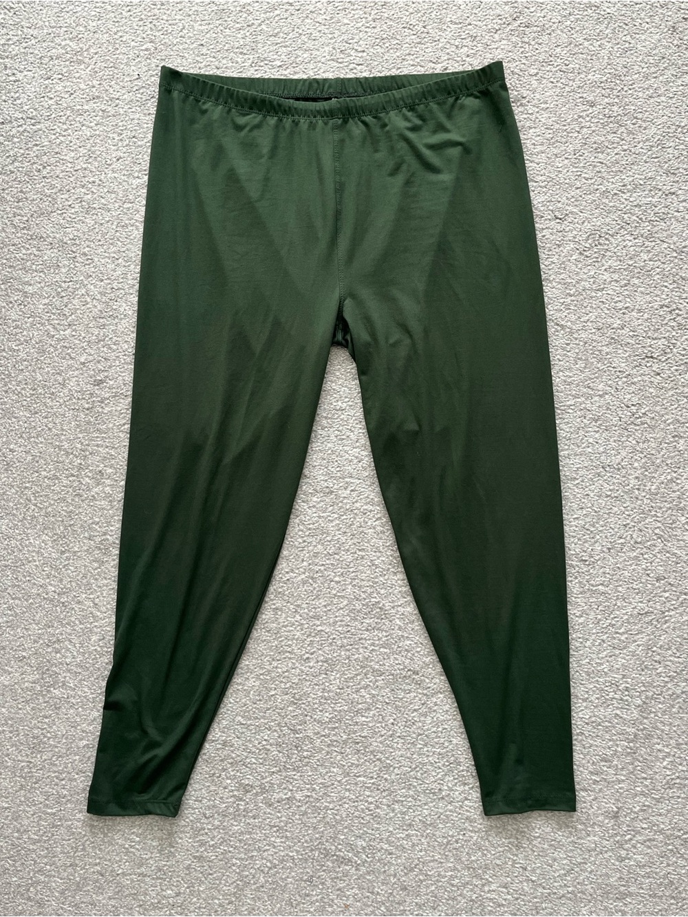 NWOT Zenana Outfitters Olive Green High-Waist Leggings Size 3X